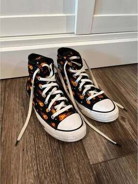 Converse Chuck Taylor All Star Space Comet Print High Top Sneakers size youth 6